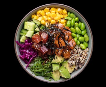 Product Quinoa Tuna & Sake Poke Bowl